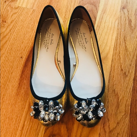 jewelled ballet flats